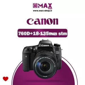 دوربین نیمه حرفه ای کانن | Canon760D+18-135mm دست دوم